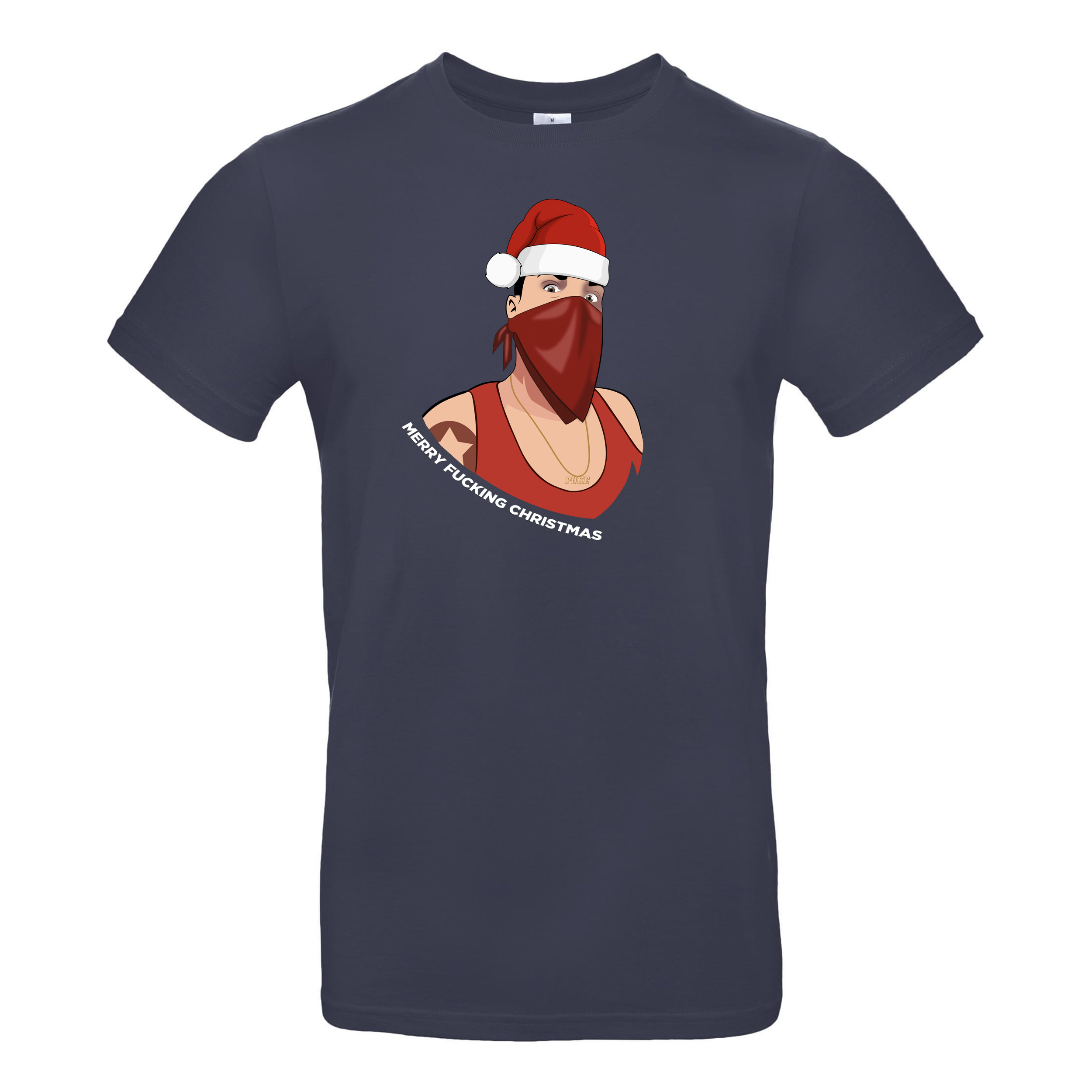 T-Shirt »Puke Merry Fucking Christmas«   