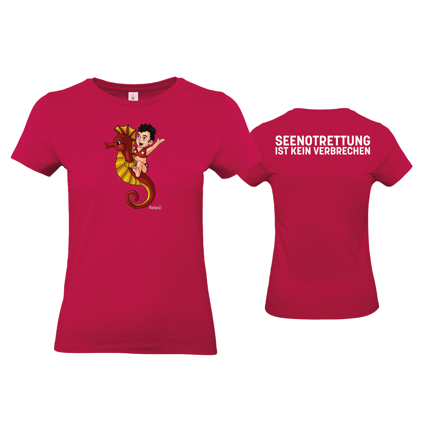 Soli-T-Shirt tailliert »SeaPunks & Pukini« 