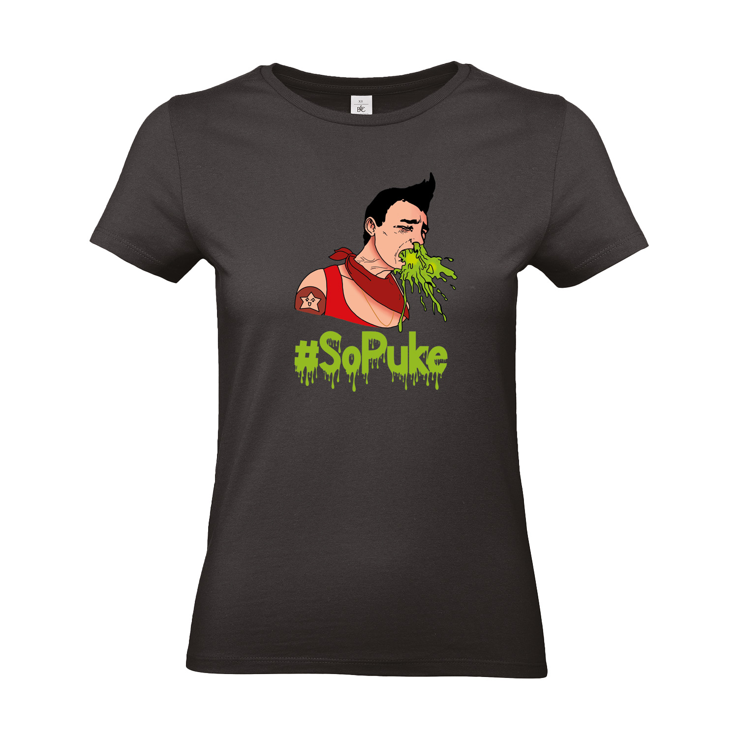 T-Shirt tailliert »#SoPuke«  