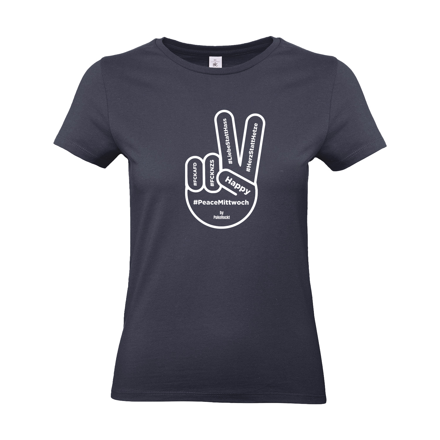 T-Shirt tailliert »Peace Mittwoch« 